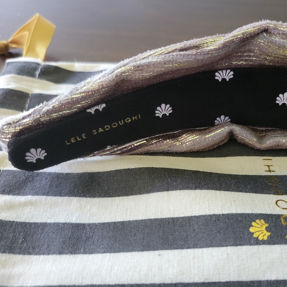 Lele Sadoughi Mixed Metallic headband - Picture 4 of 5